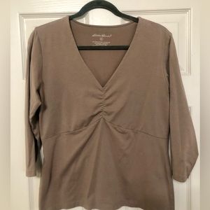 Women’s Eddie Bauer 3/4 sleeve top XL
